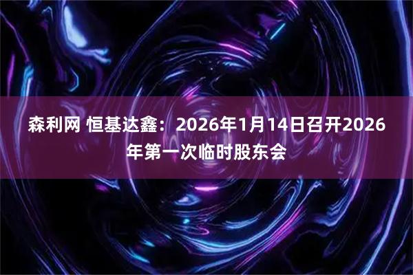 森利网 恒基达鑫：2026年1月14日召开2026年第一次临时股东会