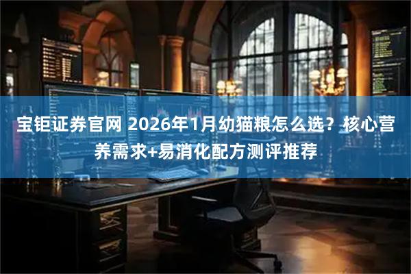 宝钜证券官网 2026年1月幼猫粮怎么选？核心营养需求+易消化配方测评推荐