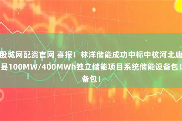 股城网配资官网 喜报！林洋储能成功中标中核河北唐县100MW/400MWh独立储能项目系统储能设备包！